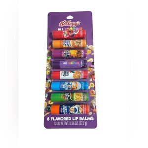 Kellogg’s Cereal chapstick 8 count NIP